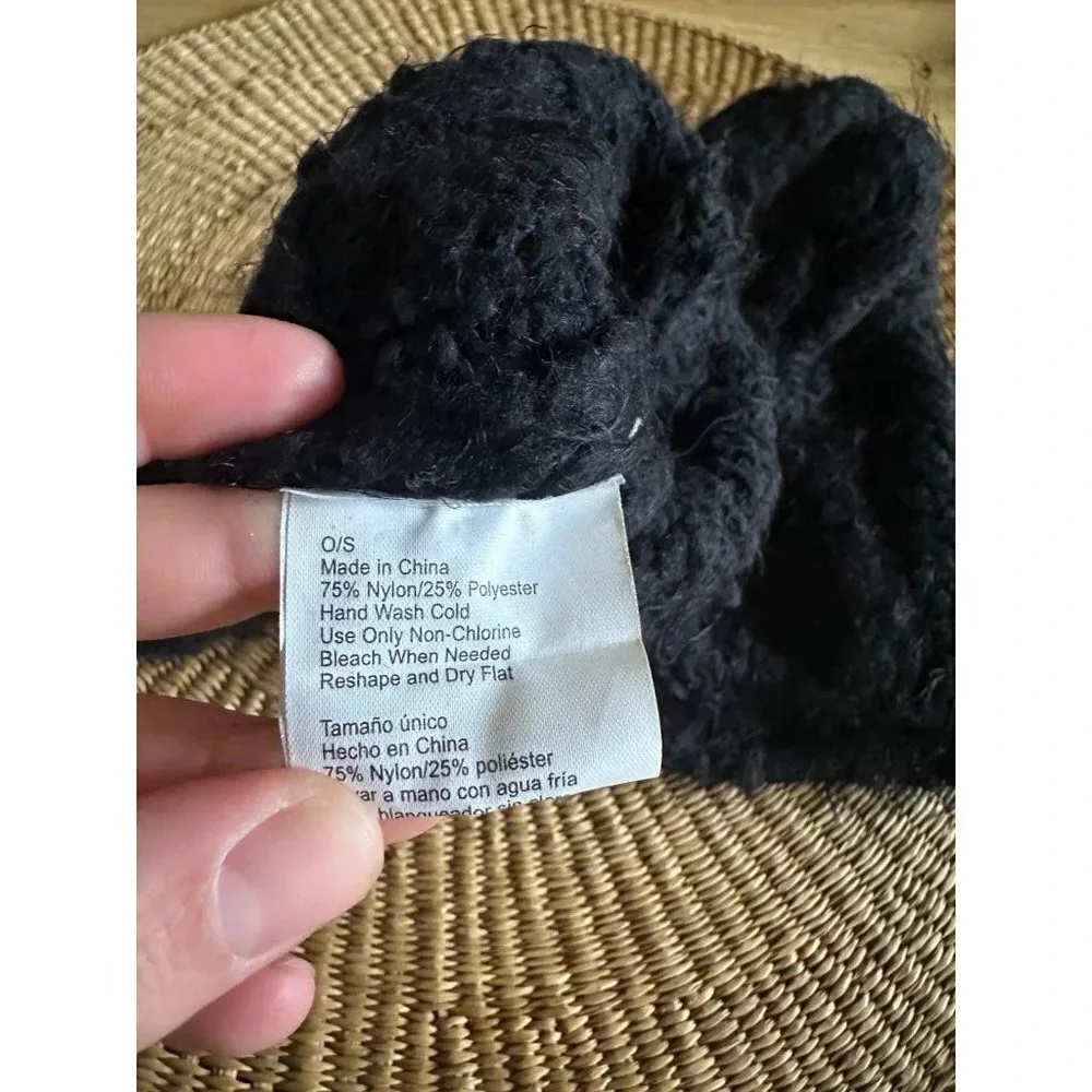Black Mitten Gloves